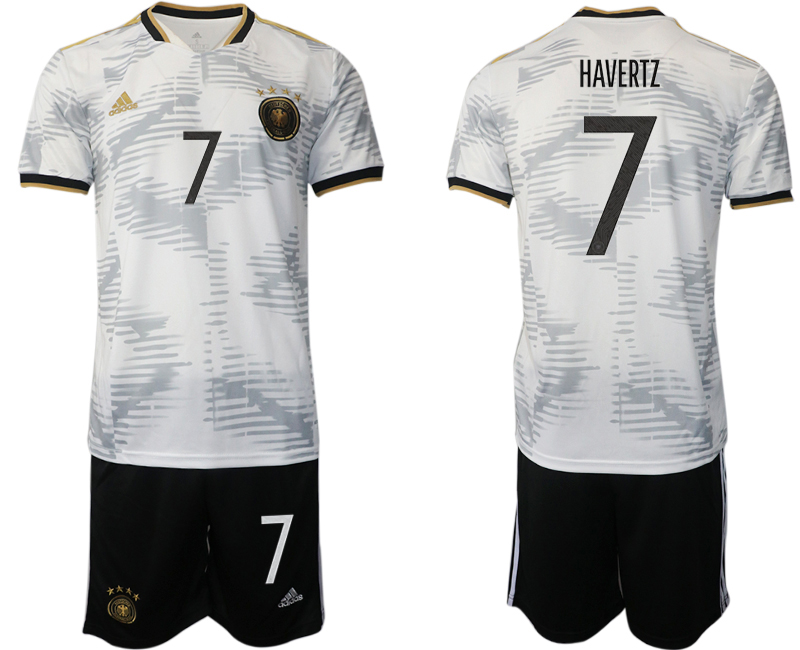 Men 2022 World Cup National Team Germany home white #7 Soccer Jersey->germany jersey->Soccer Country Jersey